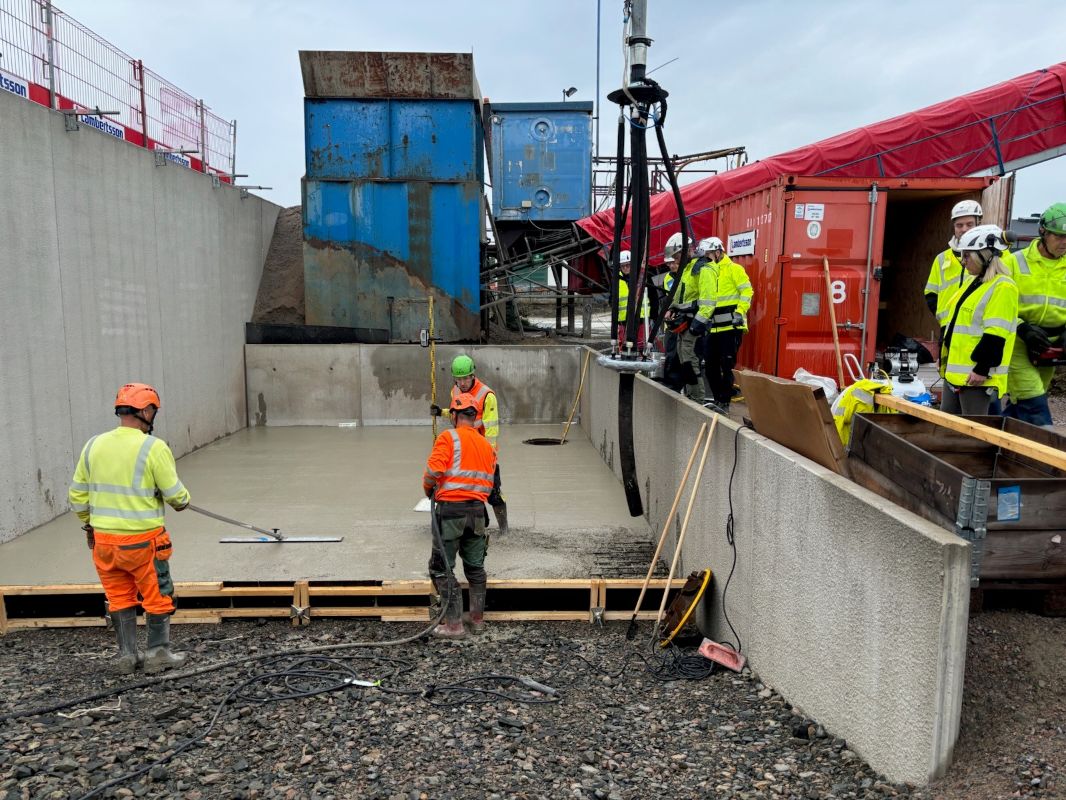 Robotteknik - ökad säkerhet vid betongpumpning | SBUF
